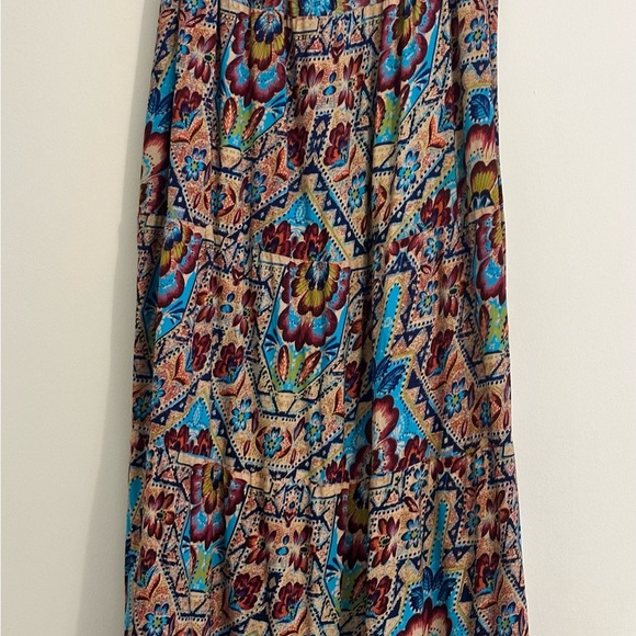 Angie  Bohemian Maxi Skirt Tagged a Med but fits a Lrg-XL See Measurements - Picture 5 of 6